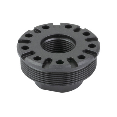SilencerCo Bravo Direct Thread Mount 3/4x20 HUB 1.375x24 Suppressor Adapter Matte Black - AC4767