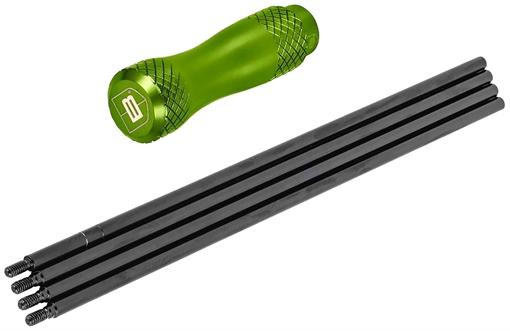 Breakthrough Clean Technologies Premium Cleaning Rod, For Use with Handguns, Rifles, and Shotguns, 4 Piece Rod Set, Aluminum Handle BT-CR40 BTCR40