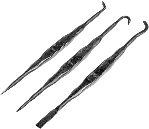 Breakthrough Clean BTFRPP-3PK Double Ended Fiber Picks Black Firearm Universal Cleaning Carbon Build-up from Grooved Areas 3 Pack BTFRPP3PK BT-FRPP-3PK