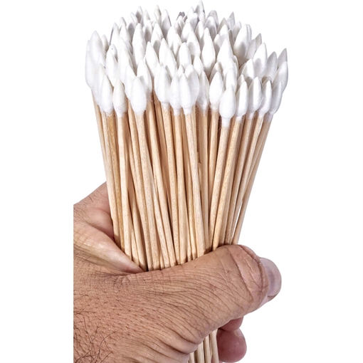 BREAKTHROUGH CLEAN TECHNOLOGIES COTTON SWABS - 6" LENGTH (200 PACK) BT-CS6-200PK