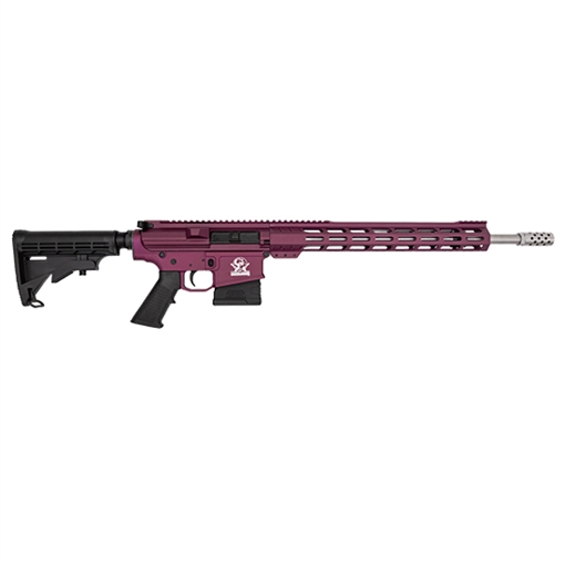 Great Lakes Firearms GLFA 308 Win 10+1 18" AR-10 Stainless Steel Black Cherry GL10308SS CHY