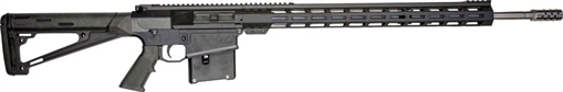 Great Lakes Firearms GL10LA30-06SSBLK AR-10 30-06 Springfield 5+1 24", Black, 20" M-Lok Handguard Fixed Hogue OverMolded Stock, A2 Grip, Muzzle Brake GL10LA3006SSBLK GL10LA30-06SS BLK
