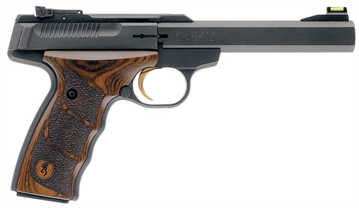 Browning Buck Mark Plus UDX *CA Compliant 22 LR 10+1 5.50" Matte Black Slab Side Barrel, Matte Black Serrated Slide & Aluminum Frame, Finger Groove Laminate Grip 051428490