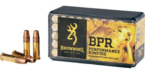 Browning BPR .22 LR, 37gr, BPR Fragmenting Bullet, 50rd Box