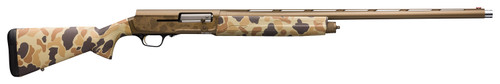 Browning A5 Wicked Wing 12 Ga, 3.5" Chamber 26" Barrel, Vintage Tan Camo, Burnt Bronze Rec, 4rd