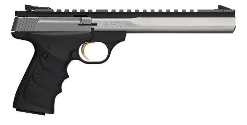 Browning Buck Mark Contour .22 LR, 7" Barrel, Stainless Steel/Black, 10rd