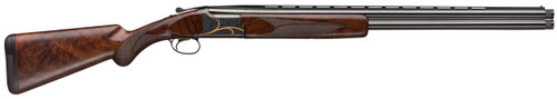 Browning Citori Gran Lightning 16 Ga, 2.75" Chamber 26" Barrel, Gloss Black Walnut, Engraved Black Rec, Gold Accents, 2rd