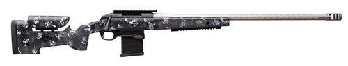 Browning X-Bolt Target Pro 6.5 Creedmoor, 26" Threaded Barrel, Matte Black w/ Gray & White Splatter, McMillan A3-5 Stock, 10rd