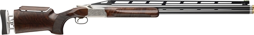 Browning Citori 825 Trap Max 12 Gauge 2.75" 32" Polished Blued Invector-DS Extended Silver Nitride Steel Receiver/High Gloss Black Walnut Stock 0183574002