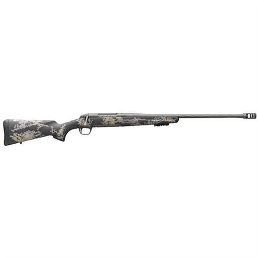 Browning X-Bolt Mountain Pro SPR 6.8 Western 3+1 20" Steel Fluted Sporter Barrel, Tungsten Gray Cerakote Steel Receiver, Accent Graphic Black/ Carbon Fiber Stock, Right Hand 035583299