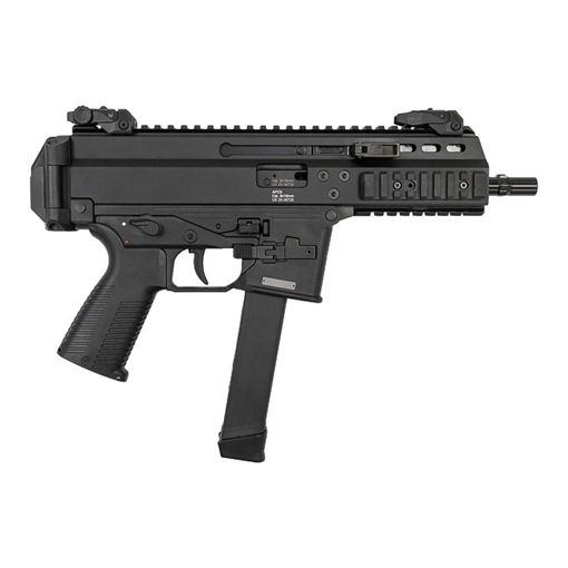 B&T Firearms APC Pro 9mm Luger 33+1 6.80" Black Steel Barrel, M-LOK Handguards, Black Hard Coat Anodized Aluminum Picatinny Rail Receiver, Black Polymer Grips, Ambidextrous 36039G