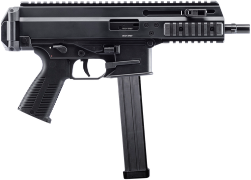 B&T APC45 Pro, 45 ACP, 6.80" Barrel, Tri-Lug Attachment, Black, Ambi Controls, 25rd