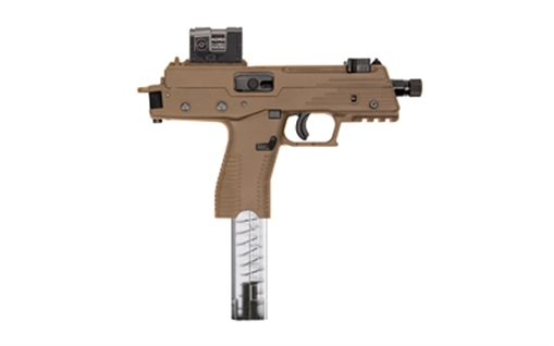 B&T USA TP380, Semi-automatic Pistol, Polymer Frame, 380 ACP, 5" Barrel, Anodized Finish, Coyote Brown, 2 Magazines, 30 Rounds, Includes Aimpoint Acro P2 BT-42001-US-CT-TB BT42001USCTTB