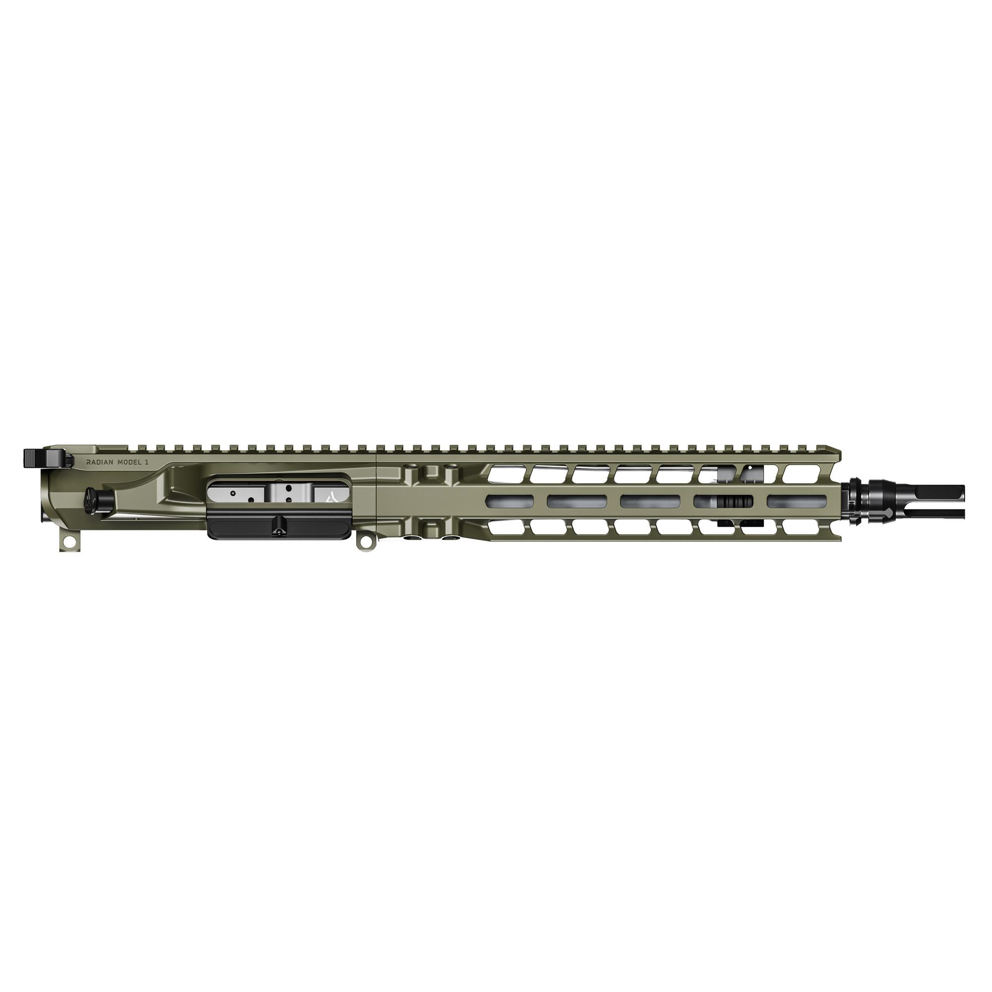 Radian Weapons Mod 1 Complete Upper Receiver, 223 Wylde, 10.5" W/ KeyMo Flash Hider, Olive Drab Green (R0453)