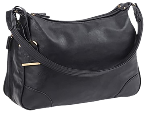 Bulldog Hobo Purse w/Holster Black Leather for Most Small Autos & Revolvers Ambidextrous Hand BDP-010