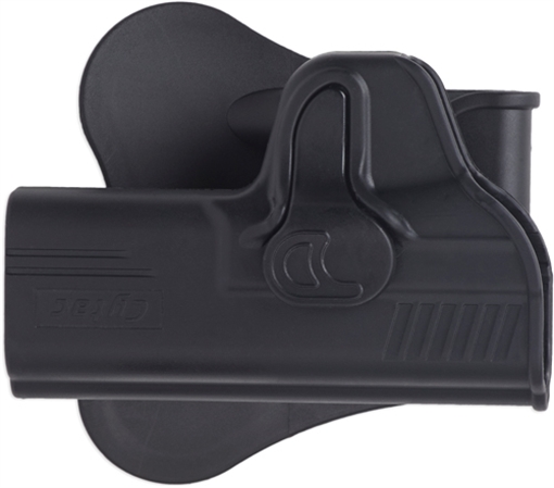 Bulldog Rapid Release Polymer Holster with Paddle Fits S&W M&P Standard Black RH RR-SWMP RRSWMP