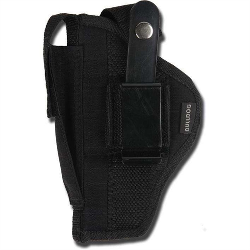 Bulldog Extreme Handgun Holster with Belt Loop and Clip for Standard Autos with 6-7" Barrels Black Ambi FSN-22 FSN22
