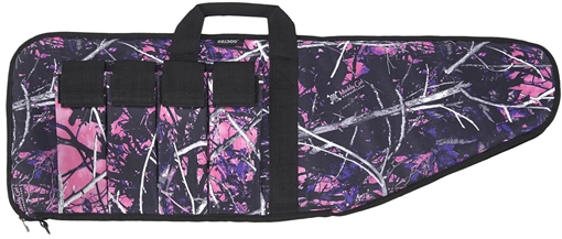 Bulldog Extreme Tactical 38" Muddy Girl Camo Water-Resistant Nylon, Black Trim, Tricot Lining, 4 External Velcro Magazine Pouches, Soft Padding MDG10-38
