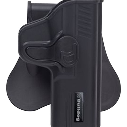 BULLDOG CASES RAPID RELEASE POLYMER HOLSTER W PADDLE RH M&P STD, 92F RR-SWMP