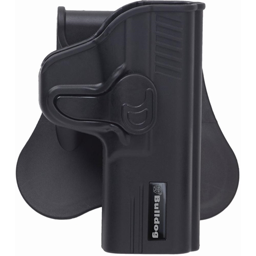 Bulldog Rapid Release Polymer Holster with Paddle Fits Glock 21 Gen 1 2 3 4 Black RH RR-G21 RRG21