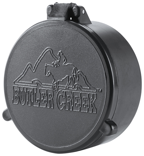 Butler Creek Flip-Open Objective Scope Cover 65.40mm Obj. Size 51 Black Polymer 30510