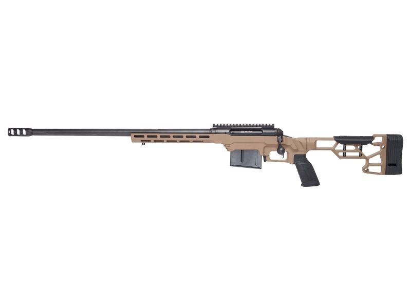 Savage 110 Precision Left-Hand Bolt-Action Rifle 57699, 300 PRC, 24", MDT LSS XL FDE ChassisStock, 5 Rds