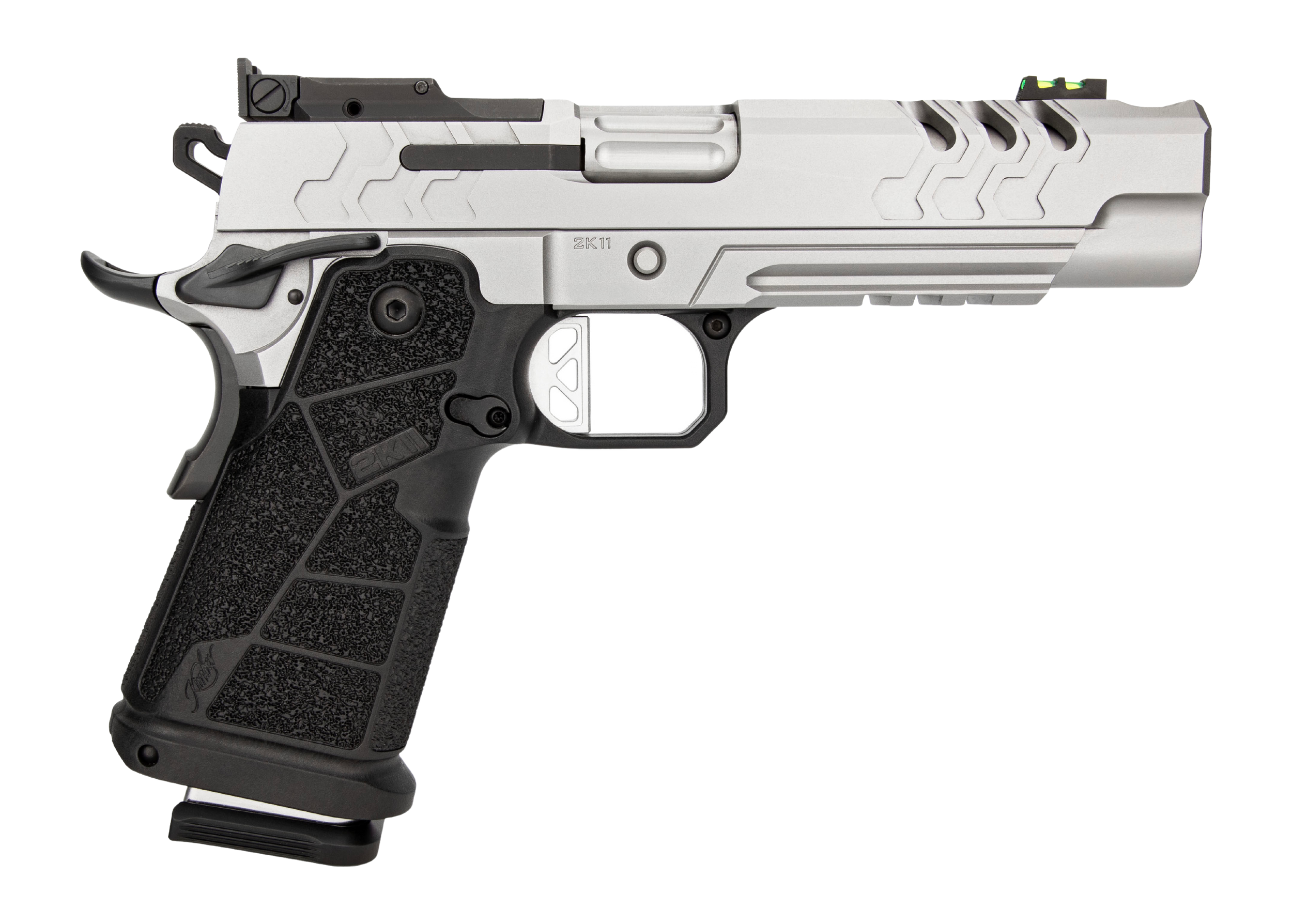 Kimber 2K11 Comp Pistol 3500080, 9mm, 5", Carbon Fiber Grips, Matte Stainless Finish, Optic Ready, 20 Rds