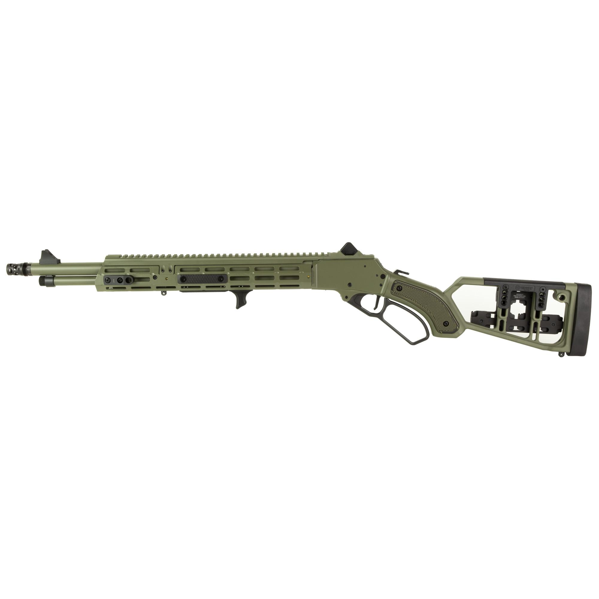 Smith & Wesson 1854 Mad Pig Custom Lever Action Rifle 13812MAD, 44 Magnum, 19.25" Threaded, Midwest Industries Stock, 9 Rds
