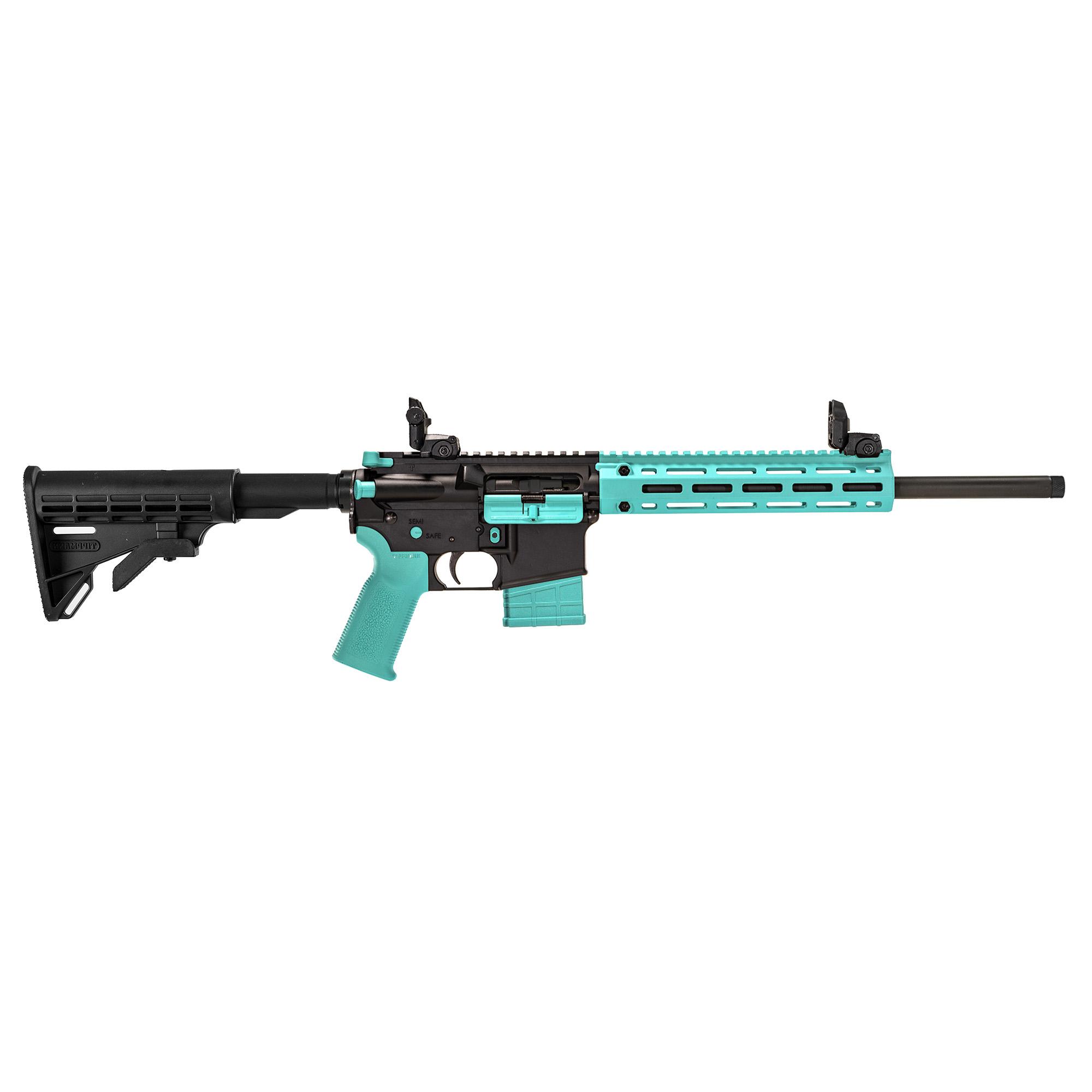 Tippmann Arms M4-22 LTE Accent A101334, 22 LR, 16", 10 Rds, Black & Robins Egg Blue
