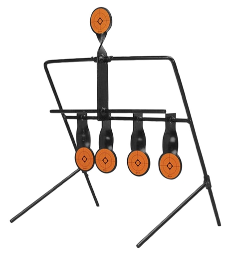 Caldwell Resetting Target Airgun AR500 Steel Black/Orange Impact Enhancement Motion 1.50" 820585