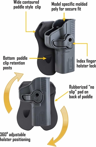 Caldwell Tac Ops Holster Taurus 24/7 110063