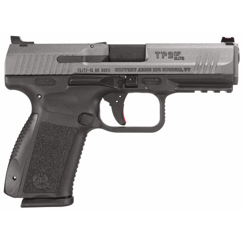 Canik TP9SF Elite 9mm, 4" Barrel, Tactical Sights, Tungsten, 10rd