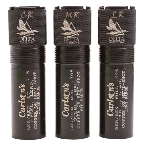Carlson's Choke Tubes Delta Waterfowl Berretta/Benelli Mobil 12 Gauge Mid/Long/Close Range 17-4 Stainless Steel 07119