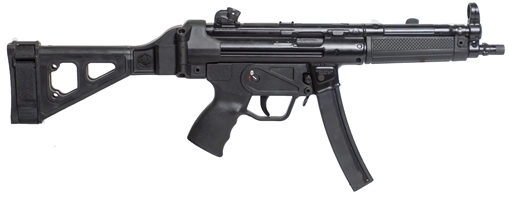CENTURY ARMS ARMS AP5 9MM 9IN BBL 30RD MAG BLACK SBT5 FOLDING BRACE COMES WITH 1 MAGAZINE SLING OPTIC MOUNT TRI-LUG FLASH HIDER AND CLEANING KIT HG6034SB-N HG6034SB-N HG6034SBN
