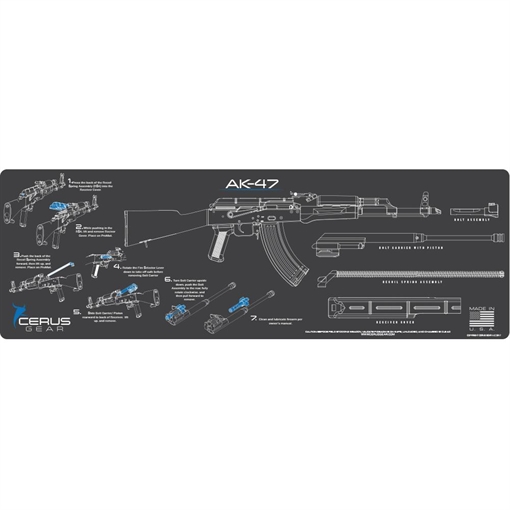 Cerus Gear 12x36 AK-47 Instructional Promat Grey IM-AK47-INS-GRY
