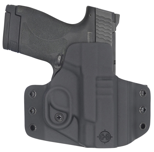 C&G Holsters Covert OWB Black Kydex Belt Loop Fits M&P Shield 9/40 3.1" 0524100