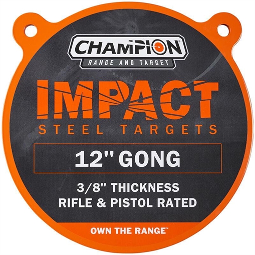 Champion Impact Steel Gong Target 12" Round 44912C