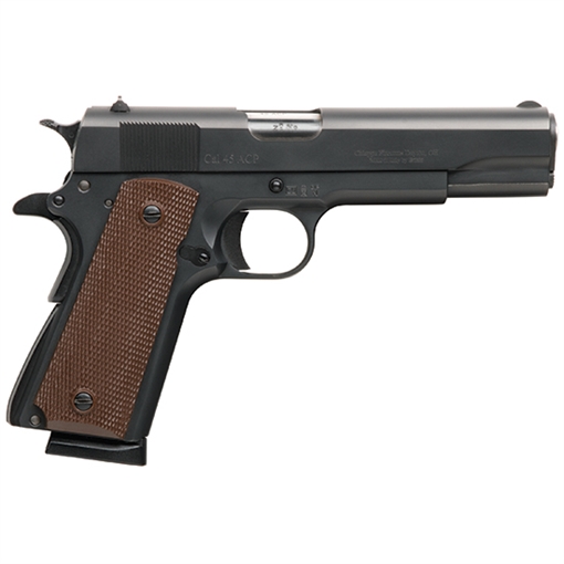 CHARLES DALY 1911 45ACP 5 BLK BROWN CHECKERED GRIPS 440112