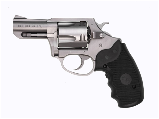 Charter Arms Bulldog Large 44 Special, 5 Shot 2.50" Matte Stainless Steel Barrel, Cylinder & Frame w/ Black Crimson Trace Laser Grip 74424