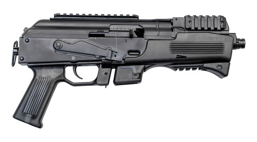 Charles Daly PAK-9 9mm, 6.3" Barrel, Beretta 92 Mags, No Brace, Black, 10rd