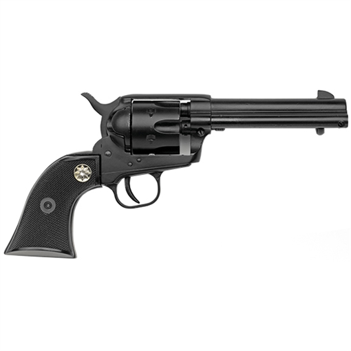 Chiappa Firearms CF340250D SAA 1873 Medium Frame 22 LR/22 WMR 6 Shot, 4.75" Blued Steel Barrel, Cylinder & Frame, Black Plastic Grip, Exposed Hammer CF340250D CF340.250D