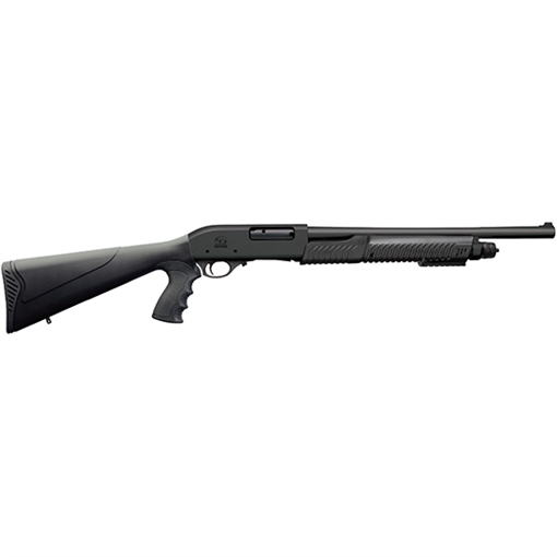 Chiappa Firearms 301 Full Size Frame 12 Gauge Pump 3" 4+1 18.50" Black Steel Barrel, Black Aluminum Receiver, Black Fixed Synthetic Stock, Black Polymer Grip 930294