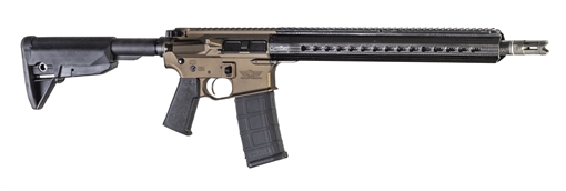 Christensen Arms CA-15 G2 223 Wylde 30+1 16" Carbon Fiber Barrel, Burnt Bronze Cerakote Metal Finish, Black Adjustable BCM Gunfighter Stock, Black Polymer Grip CA10290113522