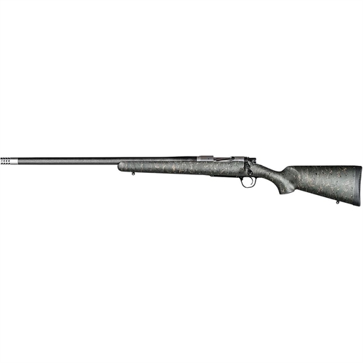Christensen Arms Ridgeline LH Rifle 6.5 PRC 4rd Magazine 24" Barrel Stainless Steel Green Black/Tan Webbing Stock 801-06090-00