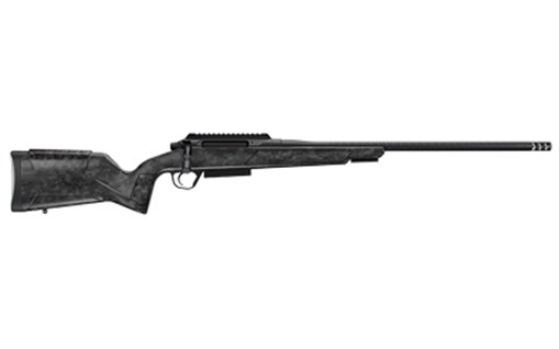 Christensen Arms Evoke Precision, Bolt Action Rifle, 300 Winchester Magnum, 22" Barrel, RFR Muzzle Brake, Cerakote Finish, Dark Gray, Hybrid Hunter Stock, TriggerTech Trigger, 0 MOA Picatinny Rail, 4 Rounds, 1 Magazine 801-15032-00 8011503200