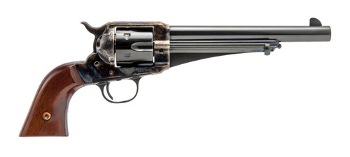 Cimarron 1875 Outlaw 44-40 Winchester, 7.5" Barrel, Case Hardened, Walnut Grip, 6rd
