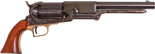 Cimarron 1847 Walker Dragoon US 44 6 Shot 9" Blued Steel Barrel Blued Engraved Cylinder Color Case Hardened Steel Frame Walnut Grip Exposed Hammer CA020C00