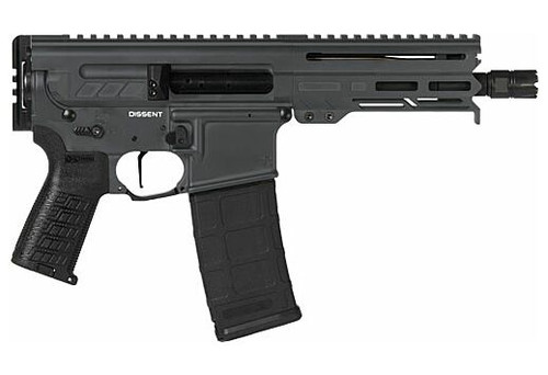 CMMG Dissent Mk4 5.56mm, 6.5" Barrel, Triggertech Ar-D 2 Stage, Sniper Grey, 30rd