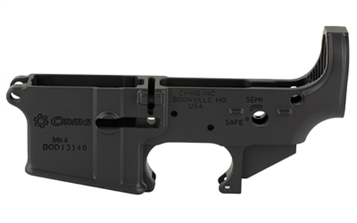 CMMG MK4, Semi-automatic, Stripped Lower Receiver, 223 Remington/556NATO, Cerakote Finish, Armor Black 55CA102-AB 55CA102AB