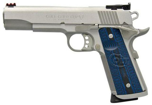 Colt 1911 Gold Cup Trophy *Factory Blemished* .45 ACP, 5" Barrel, G10 Grips, SS, 8rd
